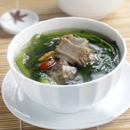秋季养生汤——西洋菜排骨汤