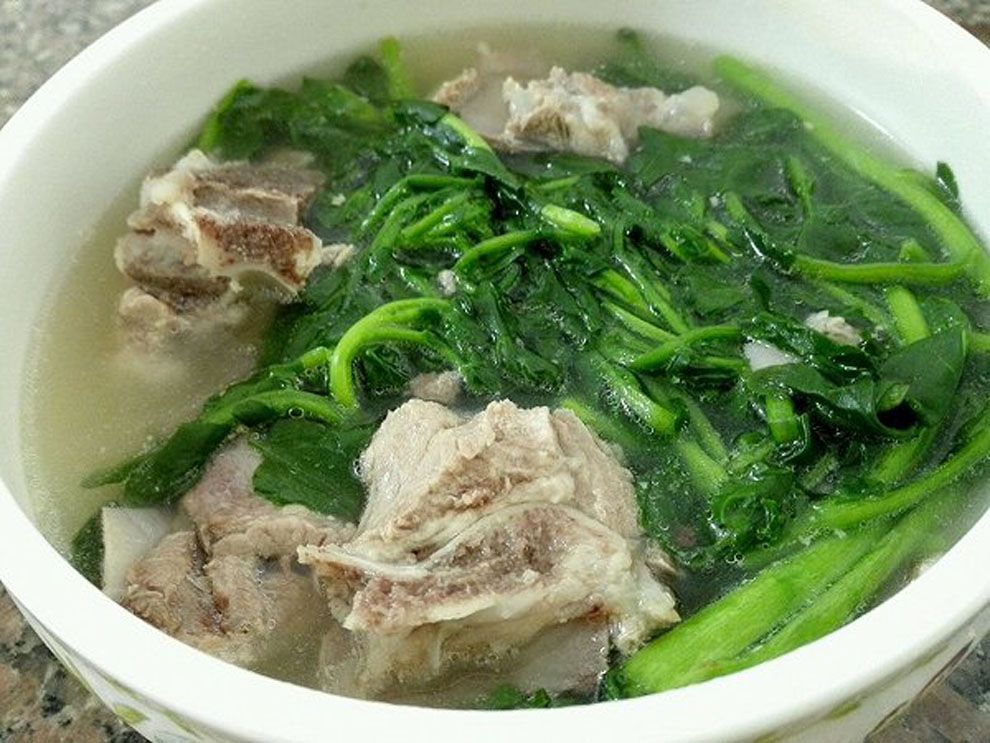 西洋菜排骨汤